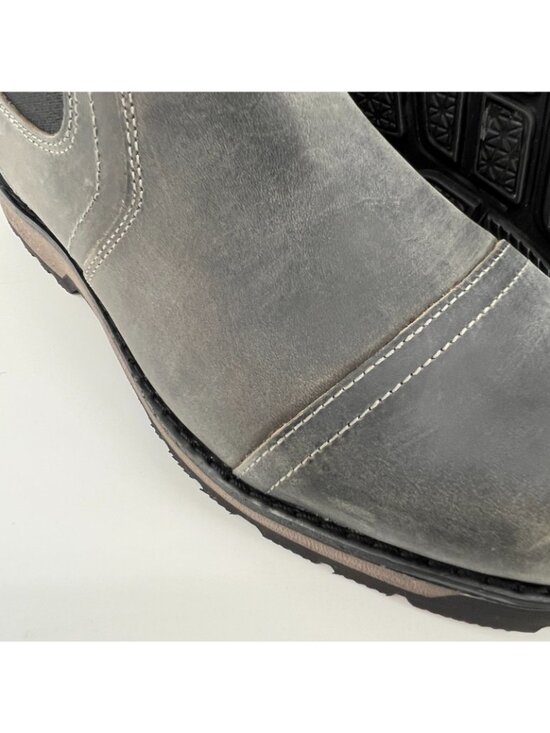 Territory Holloway Chelsea Boot Gray Size 8.5 Leather Pull-On Ankle Work